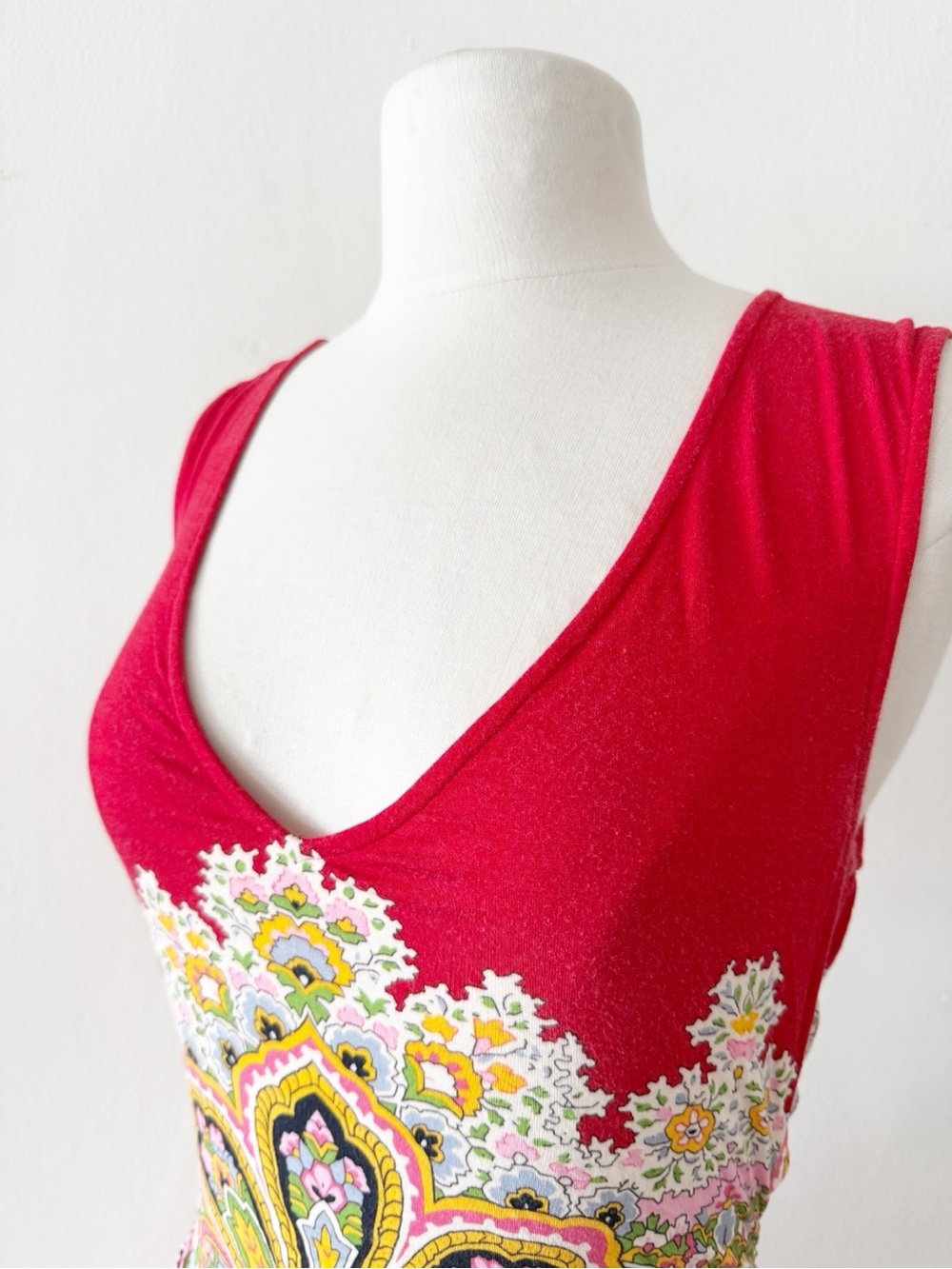 Plenty by Tracy Reese Anthropologie Boteh Cross Back Maxi Dress Size Medium - Picture 6 of 11